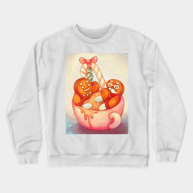 Gingerbread Love Crewneck Sweatshirt by selvagemqt